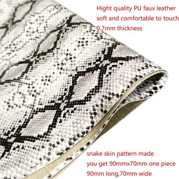 SALE Snake Leopard Pink Brown Gold faux Leather Strap Flat for Jewellery Making