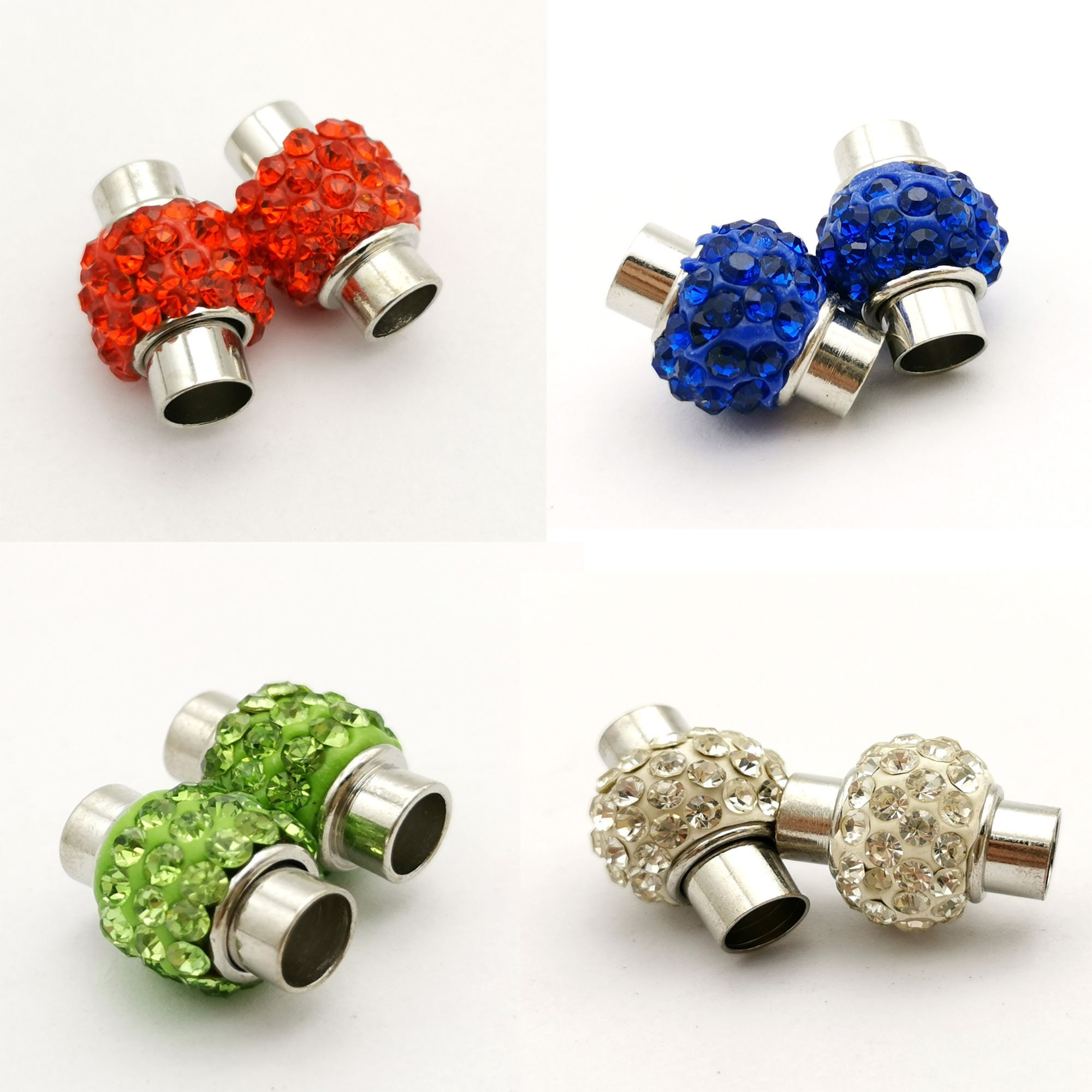 12PC Magnetic Necklace Clasps and Closures. Strong Magnet Clasp