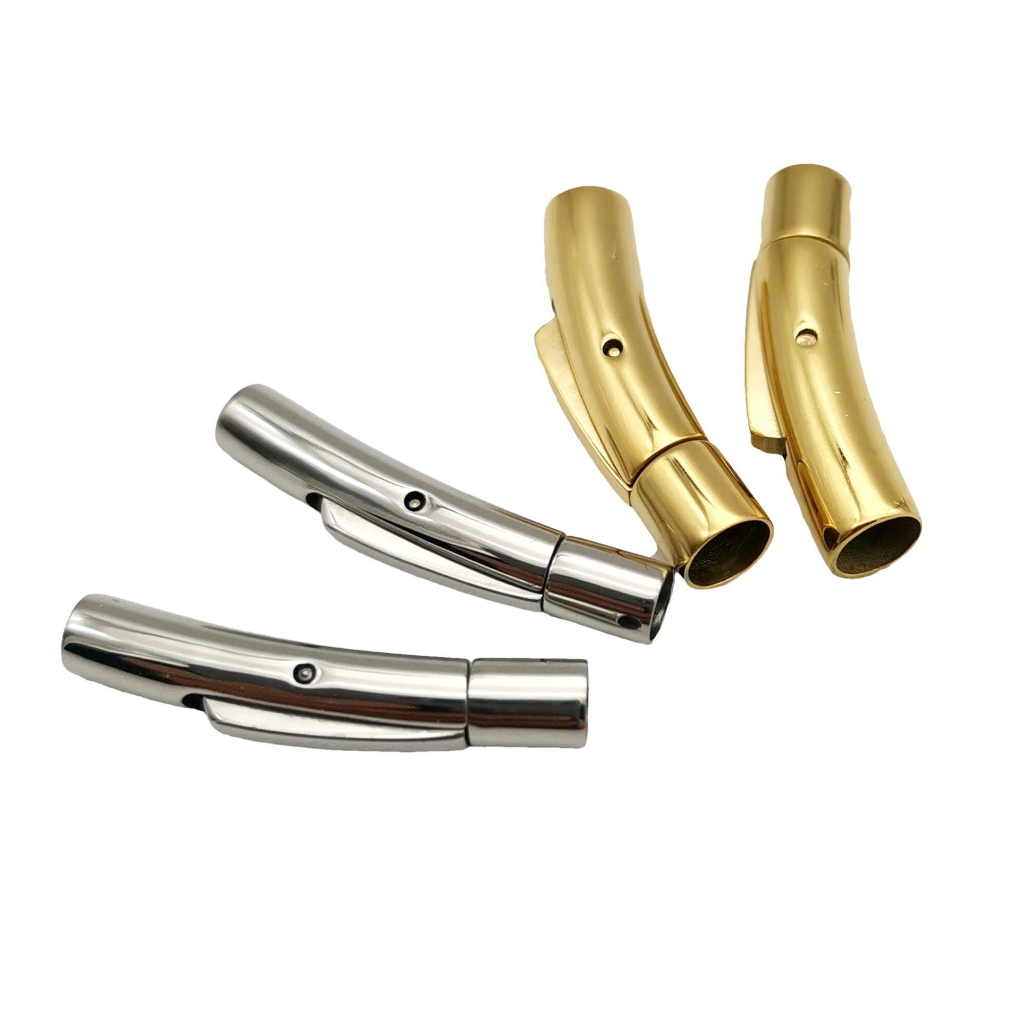 ShapesbyX The Short Bayonet Clasp 3mm/4mm Stainless Steel Closure for Jewelry Making 1 Piece MT3M449-2