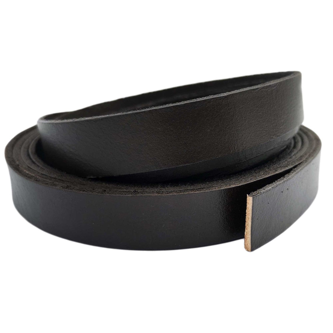 15mmx2mm Wide Dark Brown Genuine Leather Strip 15mm Wide Etsy