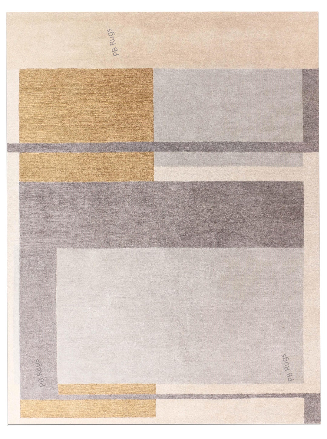 New Authentic Kirk Modern Design Handmade 100 Fine Soft Woolen Area PB