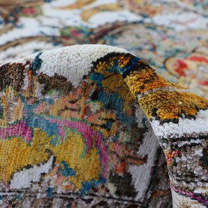Edward Rangoli Design Oxidize Vintage Finish Hand Knotted Traditional ...