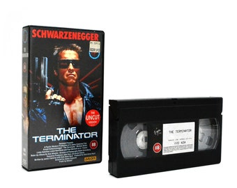 The Terminator Uncut Version Original Vhs from 1988 Videocassette Classic Collectable movie Movie Collector Arnold Schwarzenegger