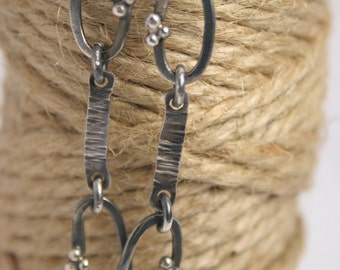 Handmade Sterling Silver Earrings - Dangle