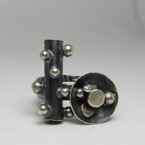 Funky Stacking Silver Ring Set