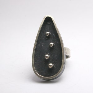 Sterling Silver Ring - Statement - Funky