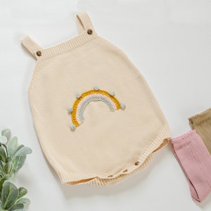Rainbow Boy Romper, One year, Cake smash Boy Romper, Sitter romper, Baby outfit Sitter outfit, Gender neutral romper