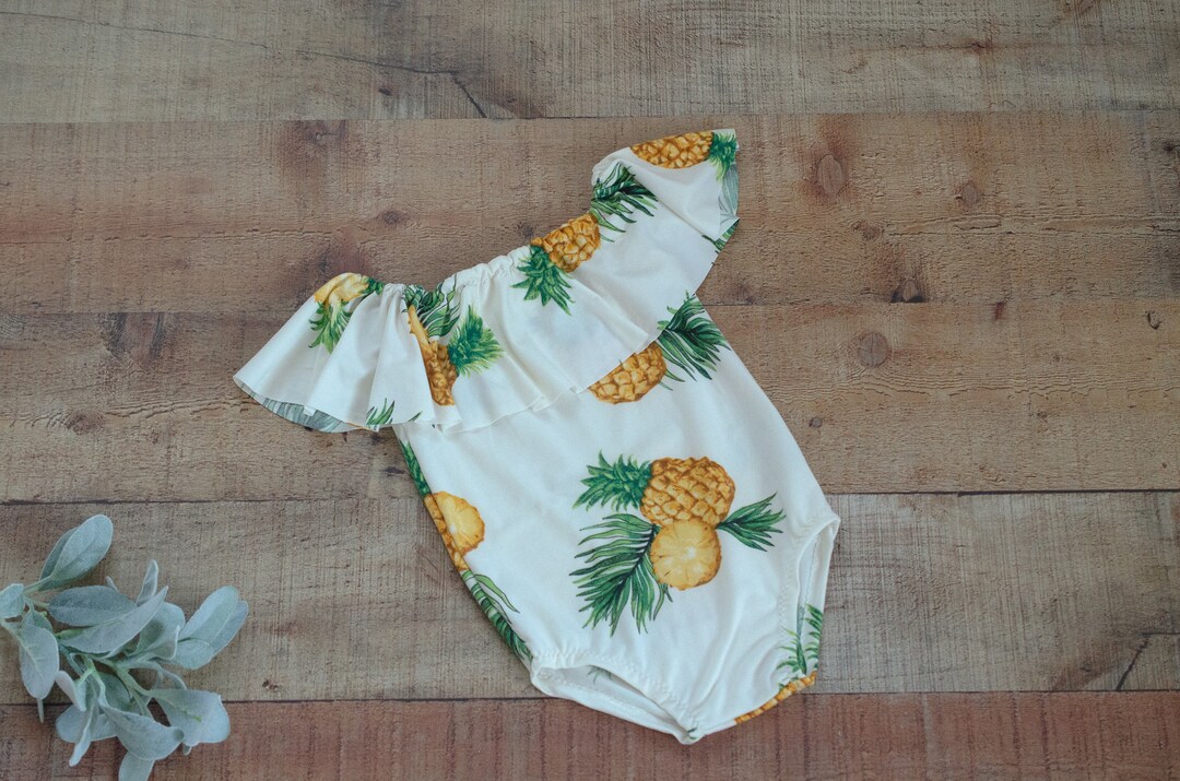 Pineapple Tree Romper-Bust 36