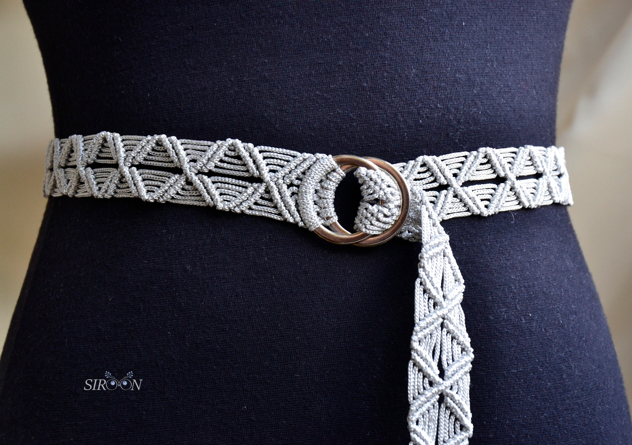macrame belt
