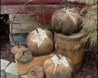 Primitive Rusty Primitive Pumpkins EPATTERN