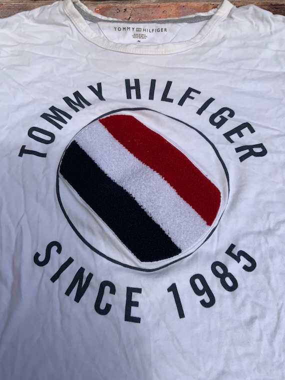 komplikationer initial falskhed Tommy Hilfiger Mens Collegiate Crew Classic FIT T-SHIRT W/ - Etsy