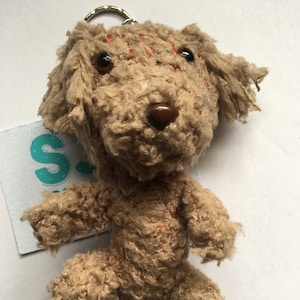 Porte-clés Golden Doodle, chien fabriqué sur commande