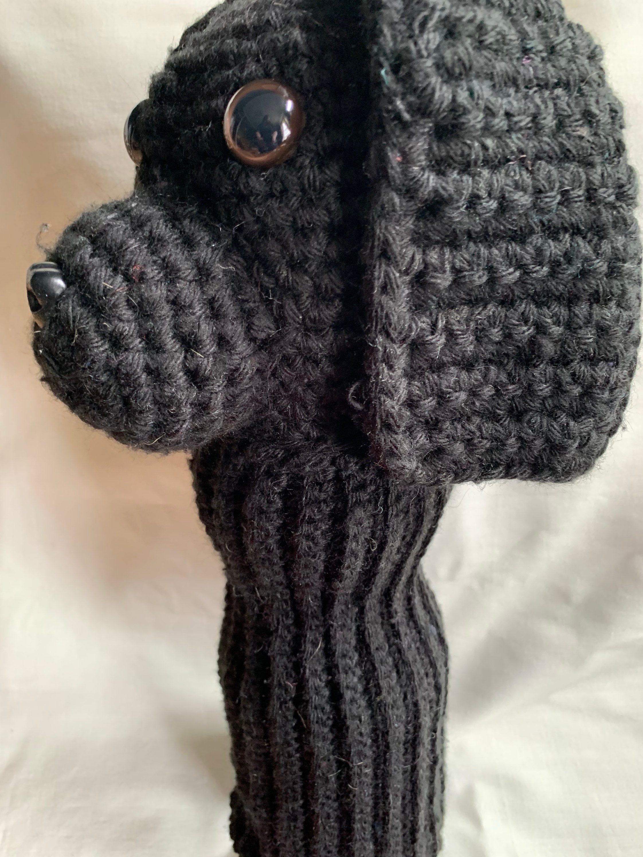 Black Labrador Golf Club Cover Driver Cover Woods cover Etsy