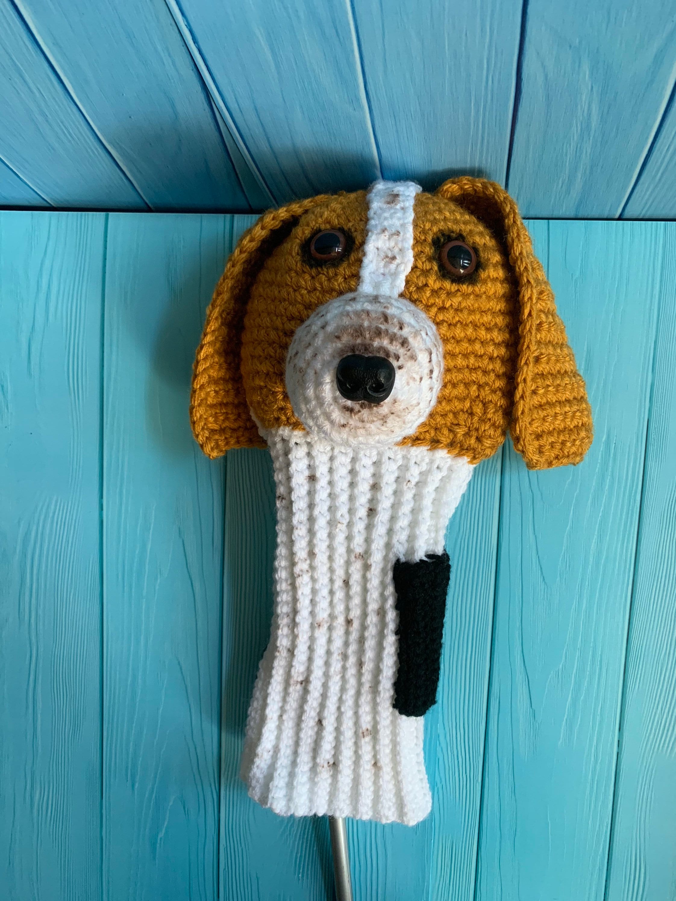 Beagle Golf Club Cover made to order golf accessory driver Etsy