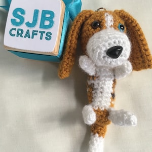 Basset Hound keyring keychain Doggy Made to Order