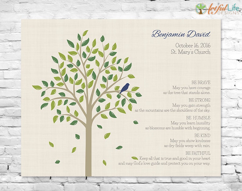 BAPTISM PRINTABLE Personalized Baptism Gift Baptism - Etsy