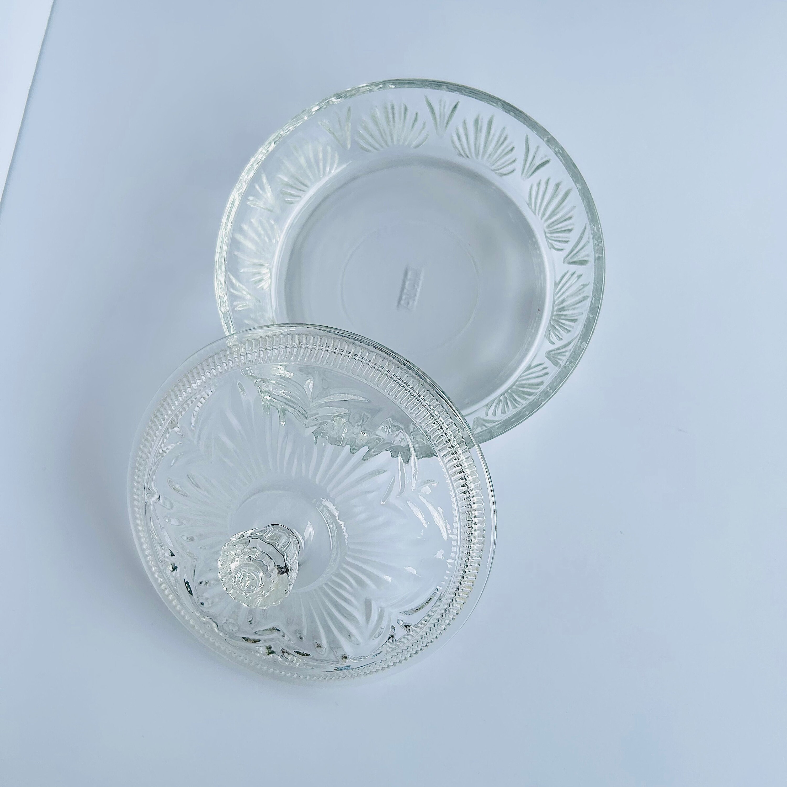 6 Vintage Avon Crystal Candy Dish Etsy