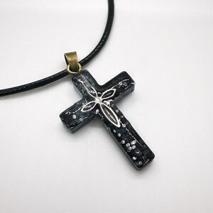 Cross Necklace, Religious Jewelry, Cross Pendant, Faith Jewelry, Cross Jewelry, Christian Gift, Beaded Jewelry, Unique Handmade Jewelry