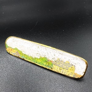 Monet Painting Hair Barrette: Vintage Style Impressionist Art Clip