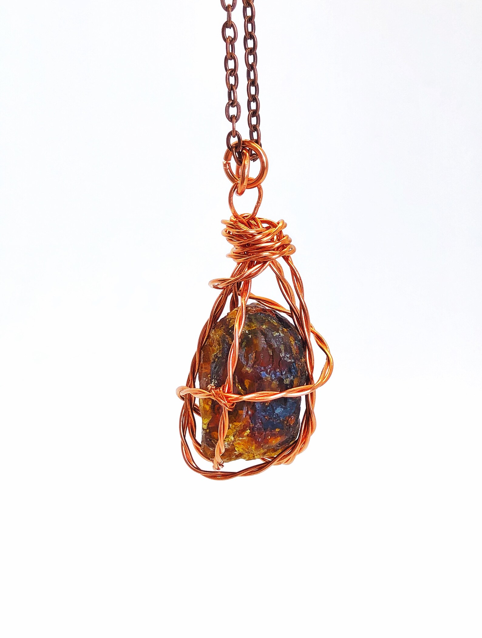 Statement Jewelry Healing Stones Black Amber Oltu Leo Scorpio Capricorn