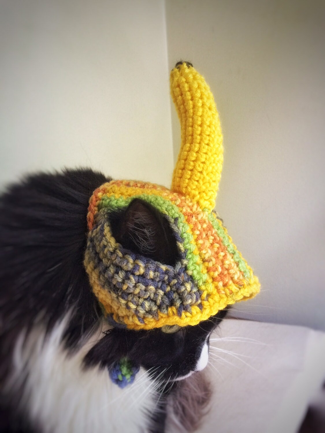 Halloween Costume Banana Head Crochet 