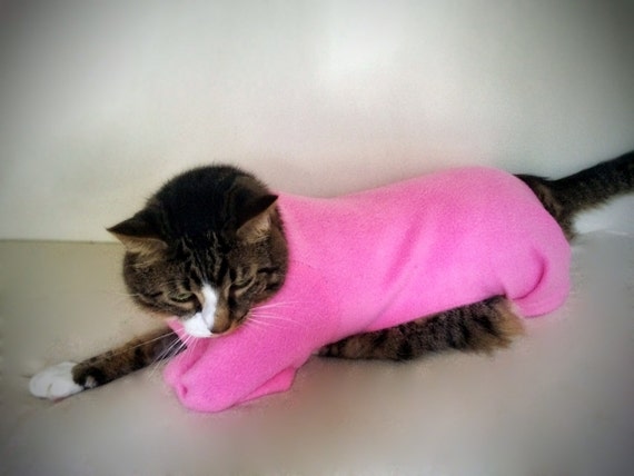 Fluffy cat pajamas hot sale