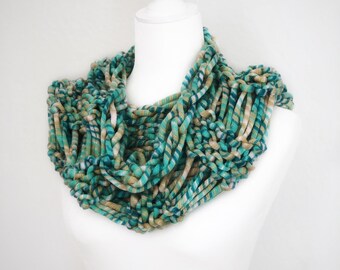 Chunky Arm Knit Chenille Infinity Scarf Cowl - Etsy