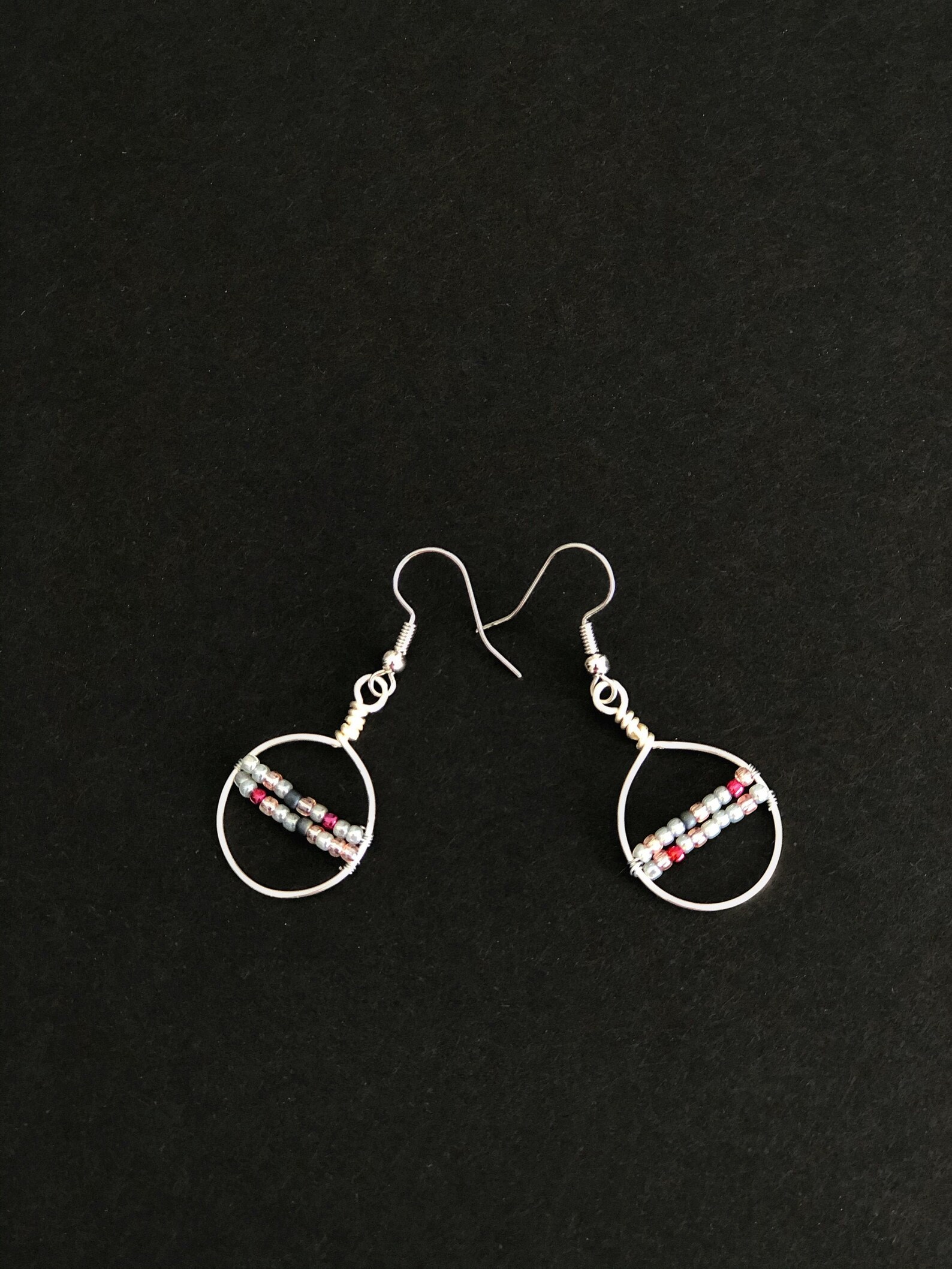 Christmas Jewelry Ornament Earrings Dangle Bohemian Wire Etsy