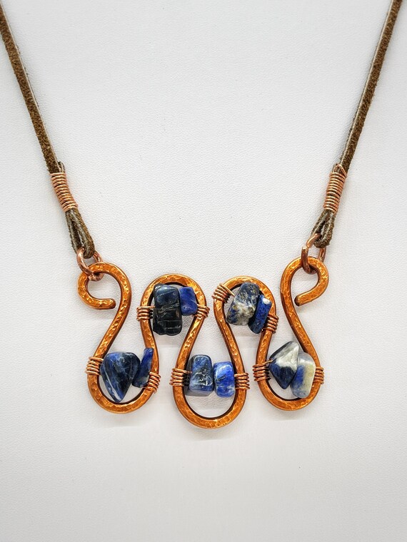 Healing Stones Scythian Tribal Necklace Sodalite Virgo - Etsy