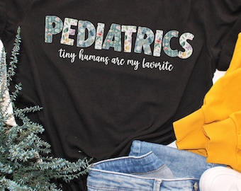 Camiseta de pediatría PNG, camiseta de flores de pediatría, camiseta de pediatría PNG, camiseta de enfermera de pediatría, camiseta de enfermera linda, regalo de enfermera pediátrica, camiseta de enfermera