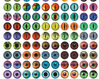 Blue vintage glass eyes assorted sizes 2 pairs of each of 8 mm 6 pairs of eyes 10 mm and 12 mm
