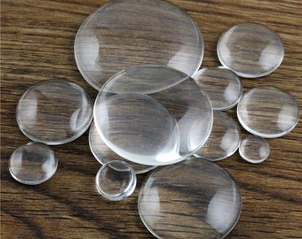 694X7 Red Photo Glass Cabochon 12mm 10mm 14mm 15mm 16mm 18mm 20mm 25mm 30mm Glass Cabs Cabochons