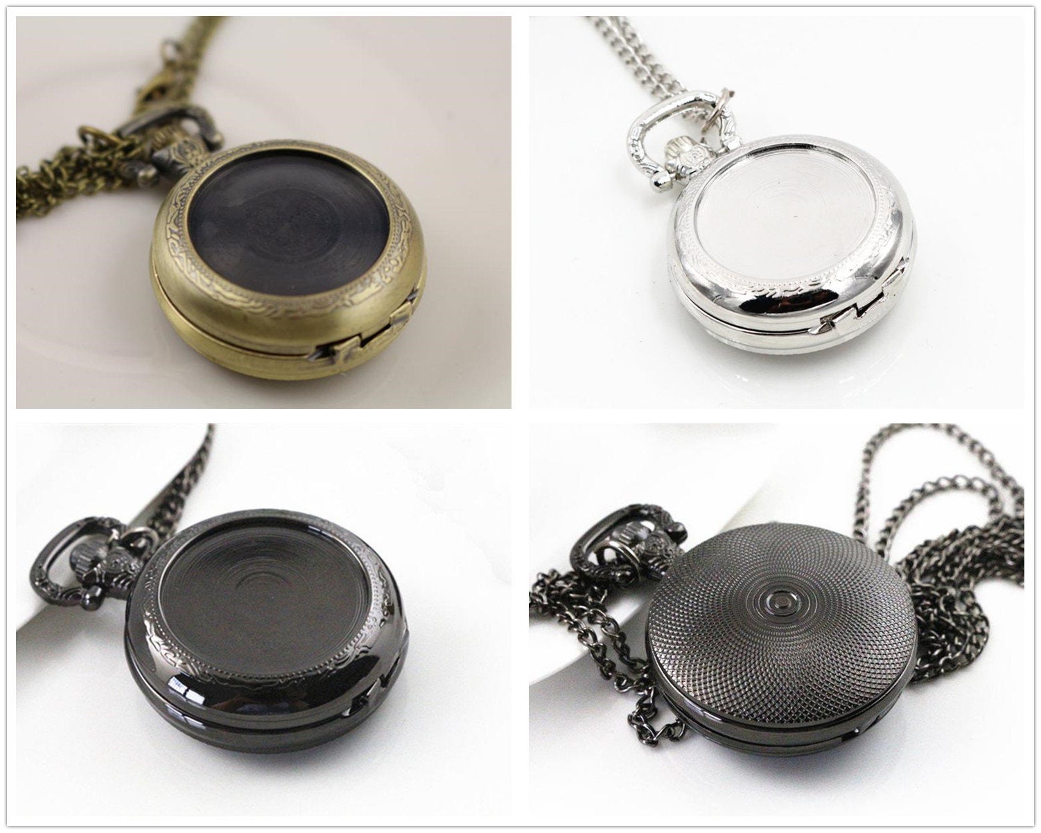 DEARMAMY Orologio Da Donna Vintage Con Ciondolo - Collana Orologio Da Tasca Retr&ograve;