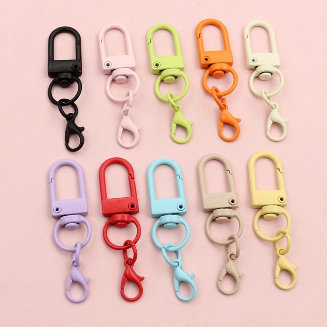 10pcs Random Mix Snap Lobster Clasp Hooks With Small Lobster