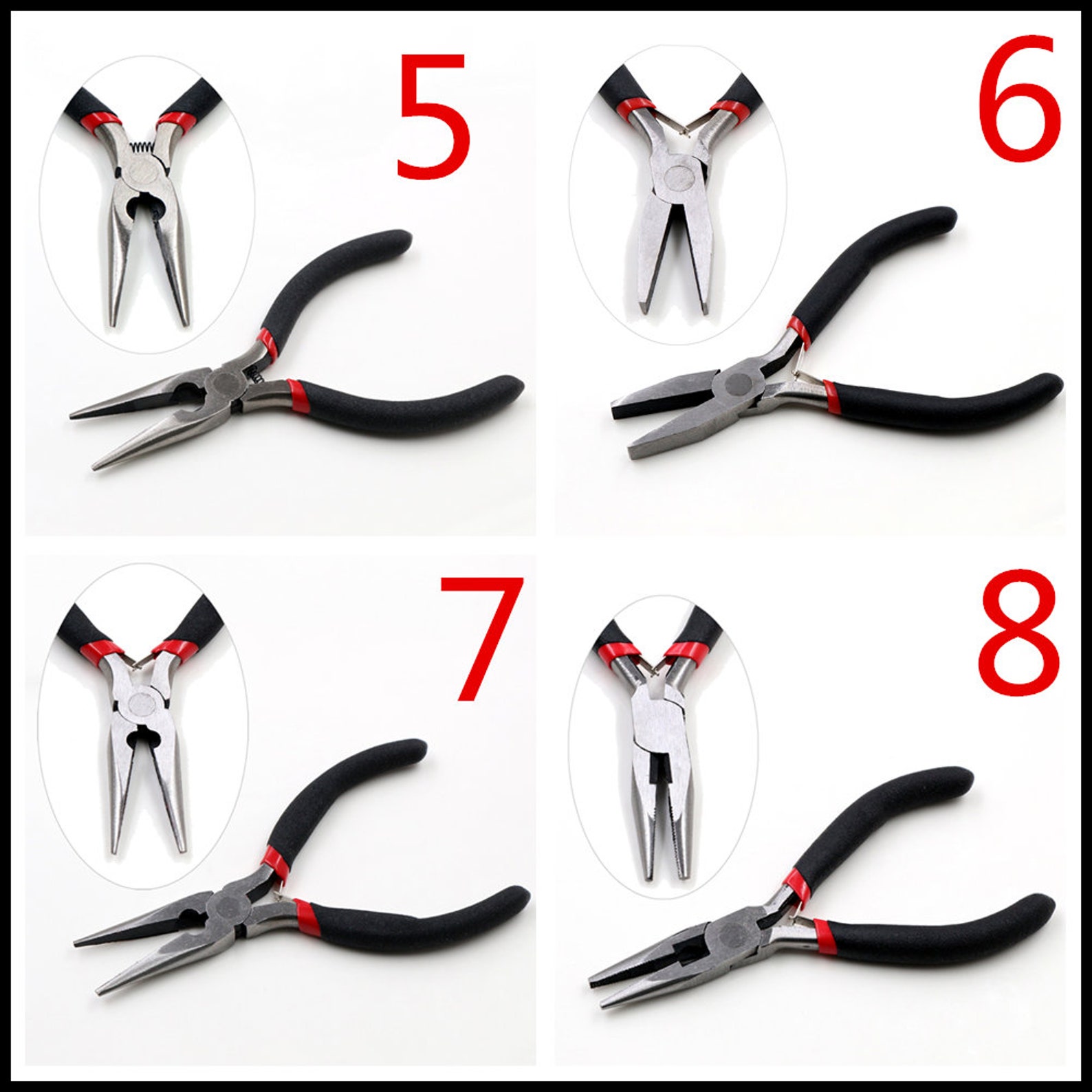 1 Piece Stainless Steel Needle Nose Pliers Jewelry Making Hand Etsy