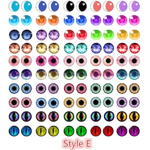 100 pièces 50 paires yeux de Dragon jouets œil de chat offre spéciale 6mm 8mm 10mm 12mm Cabochons en verre Photo faits à la main bricolage accessoires de fabrication Style E