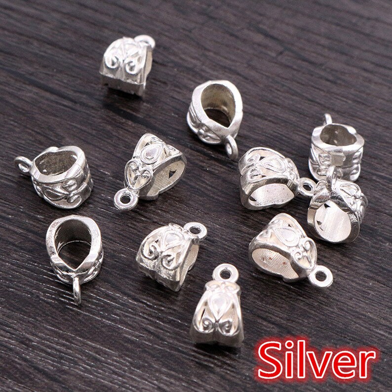 20pcs 13x8x8mm Beads Bails Pendants Jewelry Making DIY Etsy