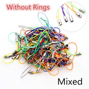 100pcs Cordón Lariat Correa Cordones De Langosta Cierre Cuerda Llaveros Ganchos Juego Móvil Amuletos Llavero Bolsa Accesorios Llavero Anillo imagen 7