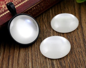 20pcs 20mm Resin Cabochon Cameo Cover