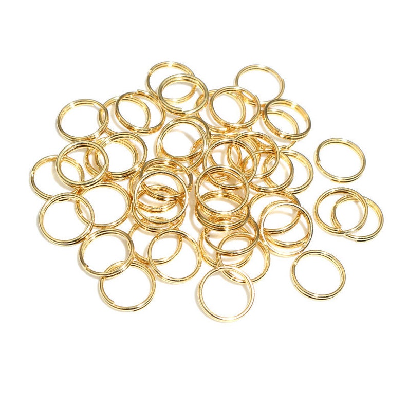 50/100pcs 4-12mm roestvrij staal open dubbele jump ringen voor sleutel dubbele split ringen connectoren DIY craft sieraden maken afbeelding 7
