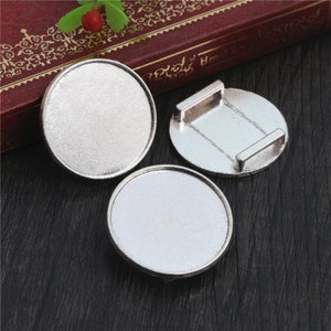 5pcs 25mm Inner Size 3 Couleurs Étoiles Style Cabochon Base Réglage Charmes Pendant image 5