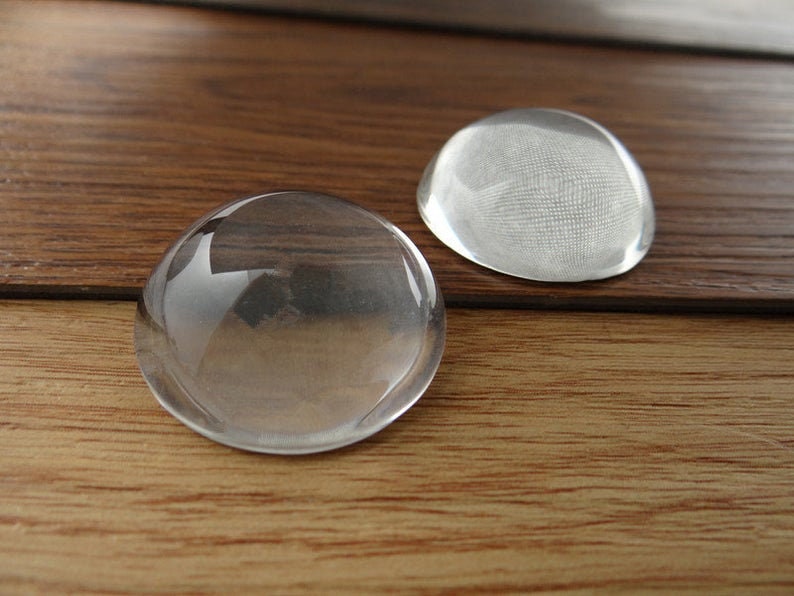 6mm 8mm 10mm 12mm 14mm 16mm 18mm 20mm 25mm 30mm 35mm 40mm Round Flat Back Clear Glass Cabochon, High Quality,Wholesale Promotion image 6