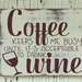 see more listings in the Coffee Wood Signs section