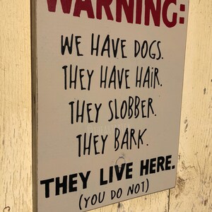 Licpact Warning They Live Here Australian Shepherd Metal