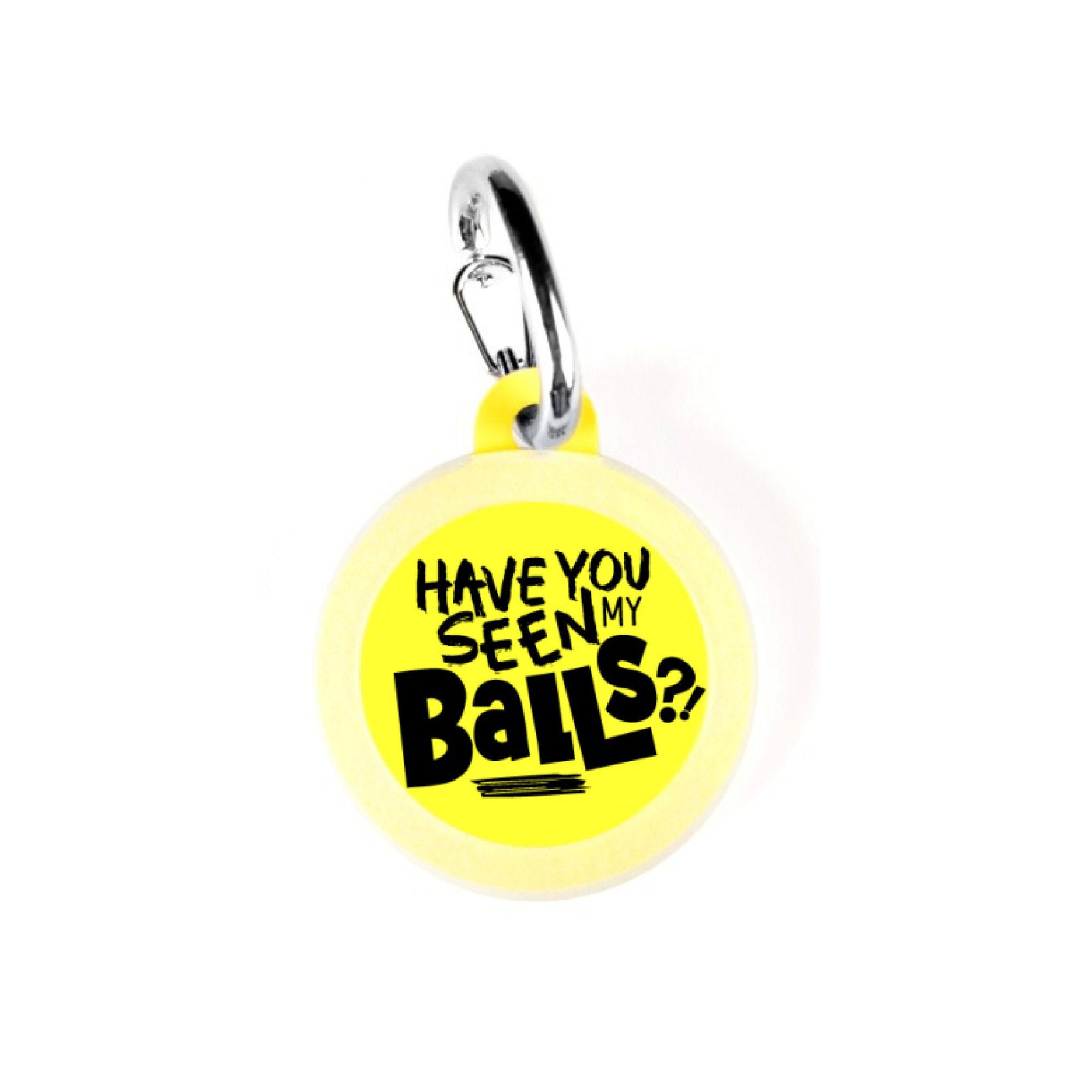 Funny Boy Dog Collar ID Name Tags Personalized Silent Pet Tags - Have…
