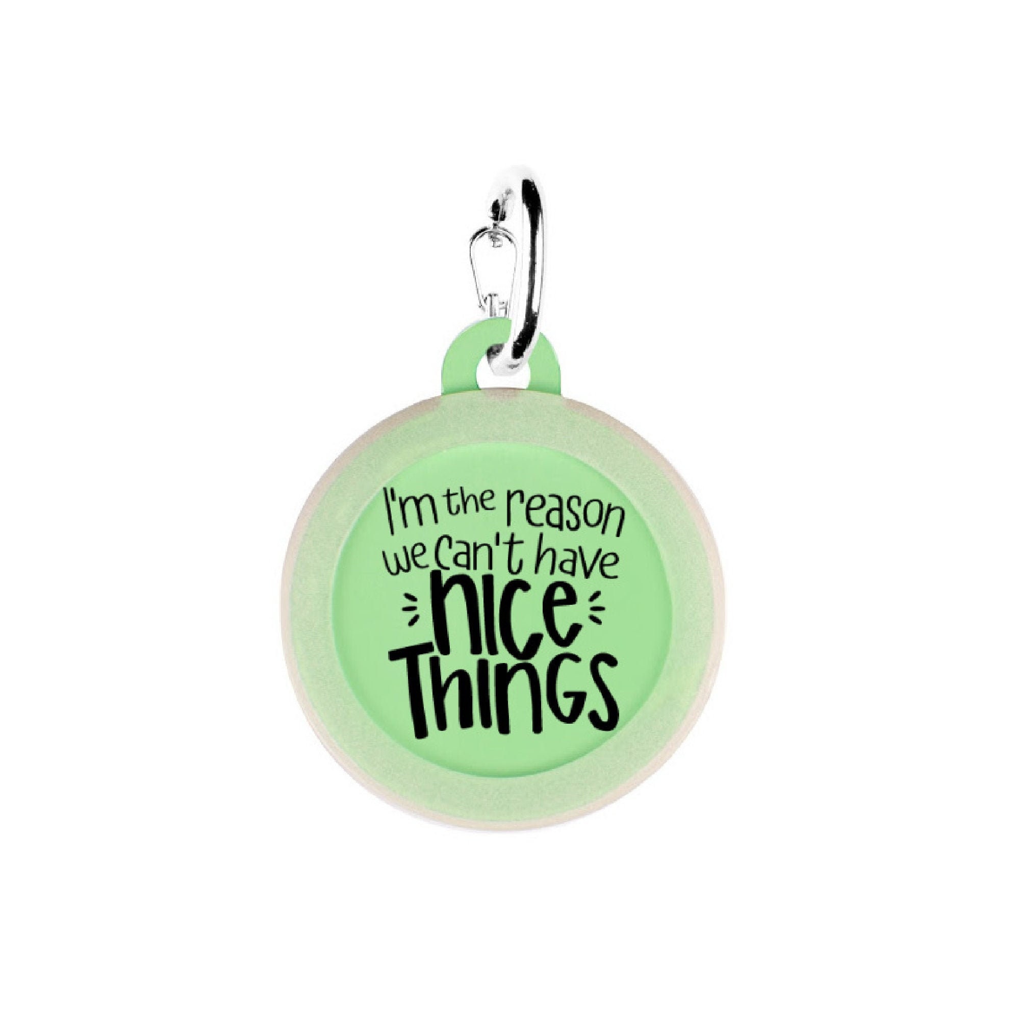 Funny Dog Tags for Pets - Double Sided Silent Personalized Custom Nam…