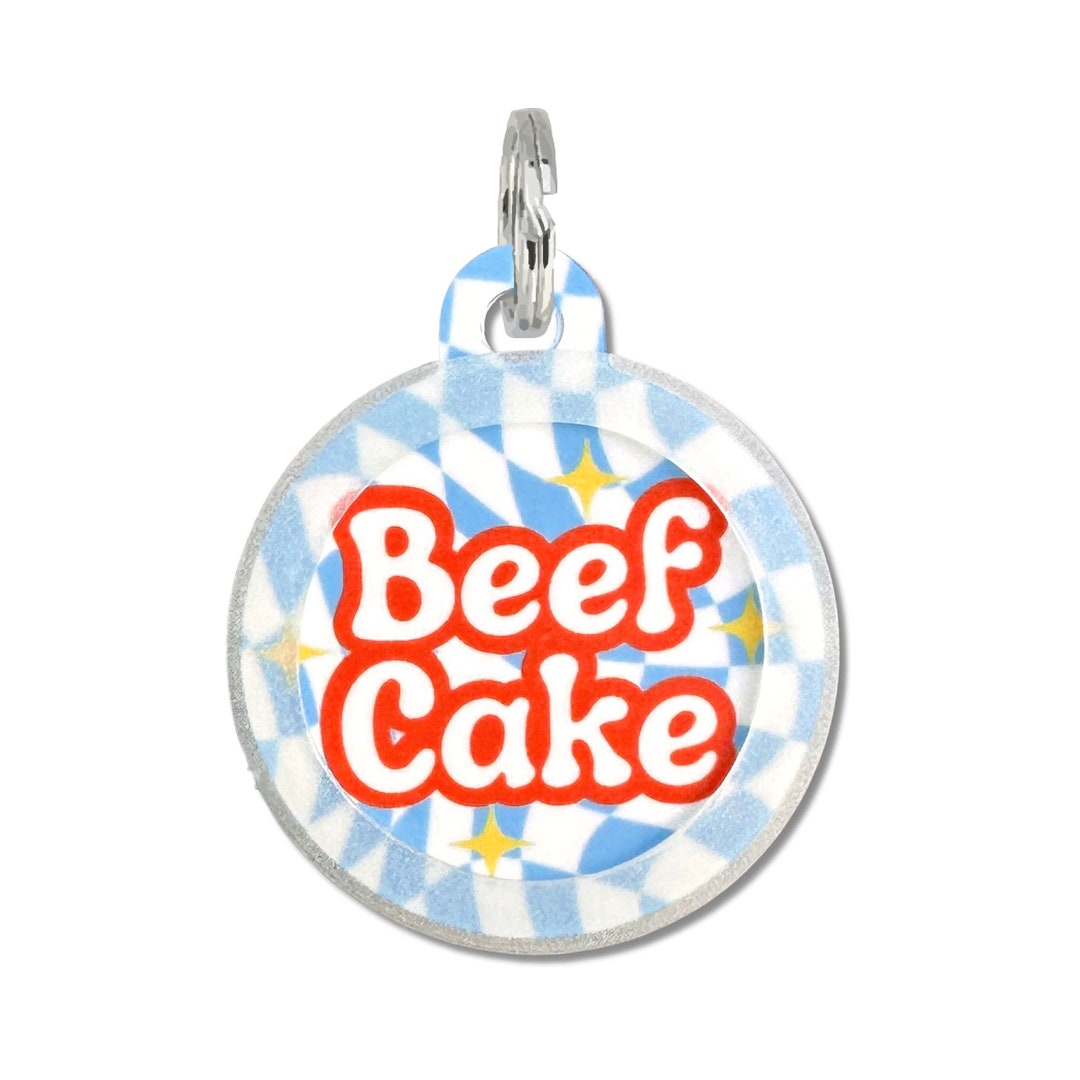 Boy Dog Tag Personalized beef Cake Silent Double Etsy