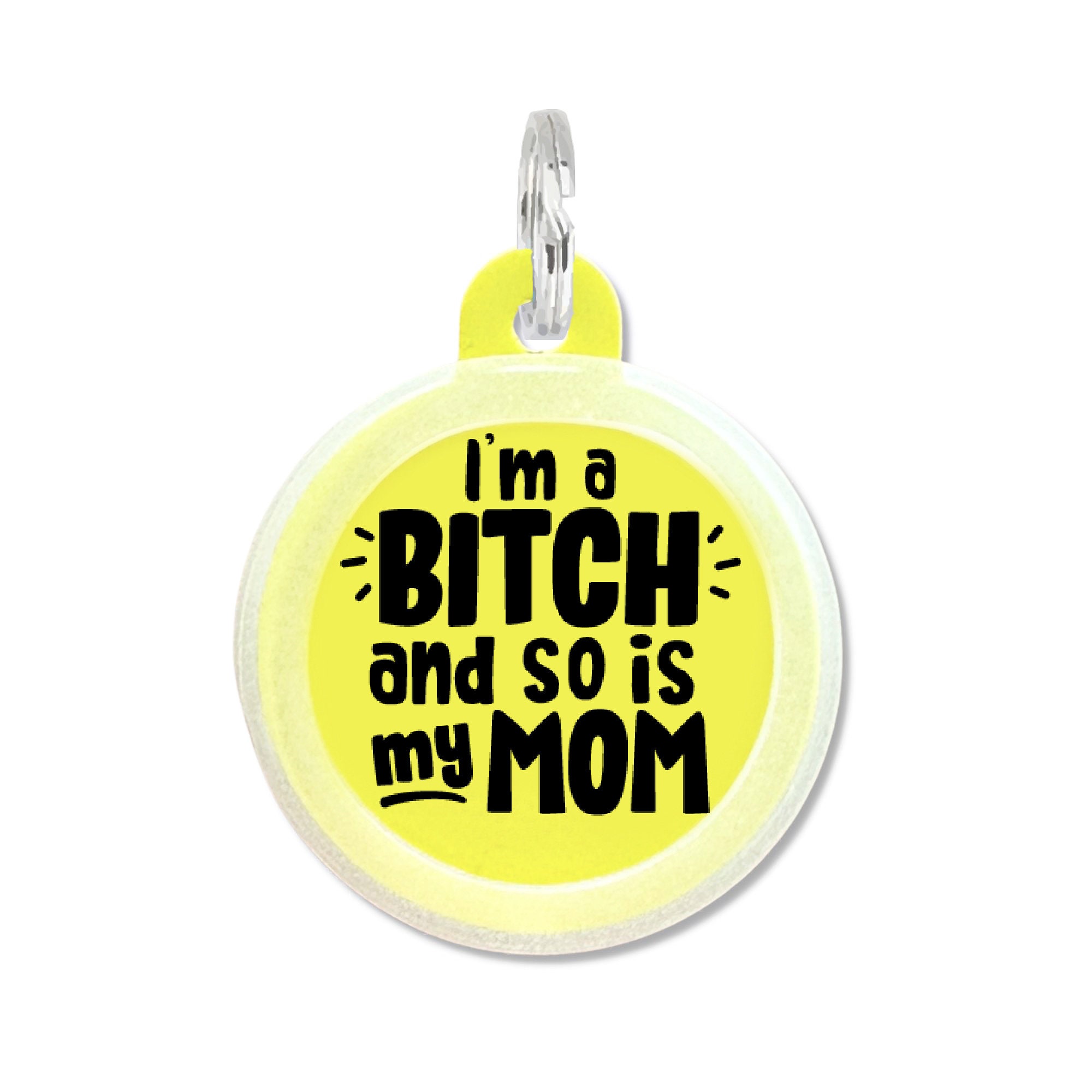 Funny Inappropriate Dog ID Tags for Dogs Custom Personalized 