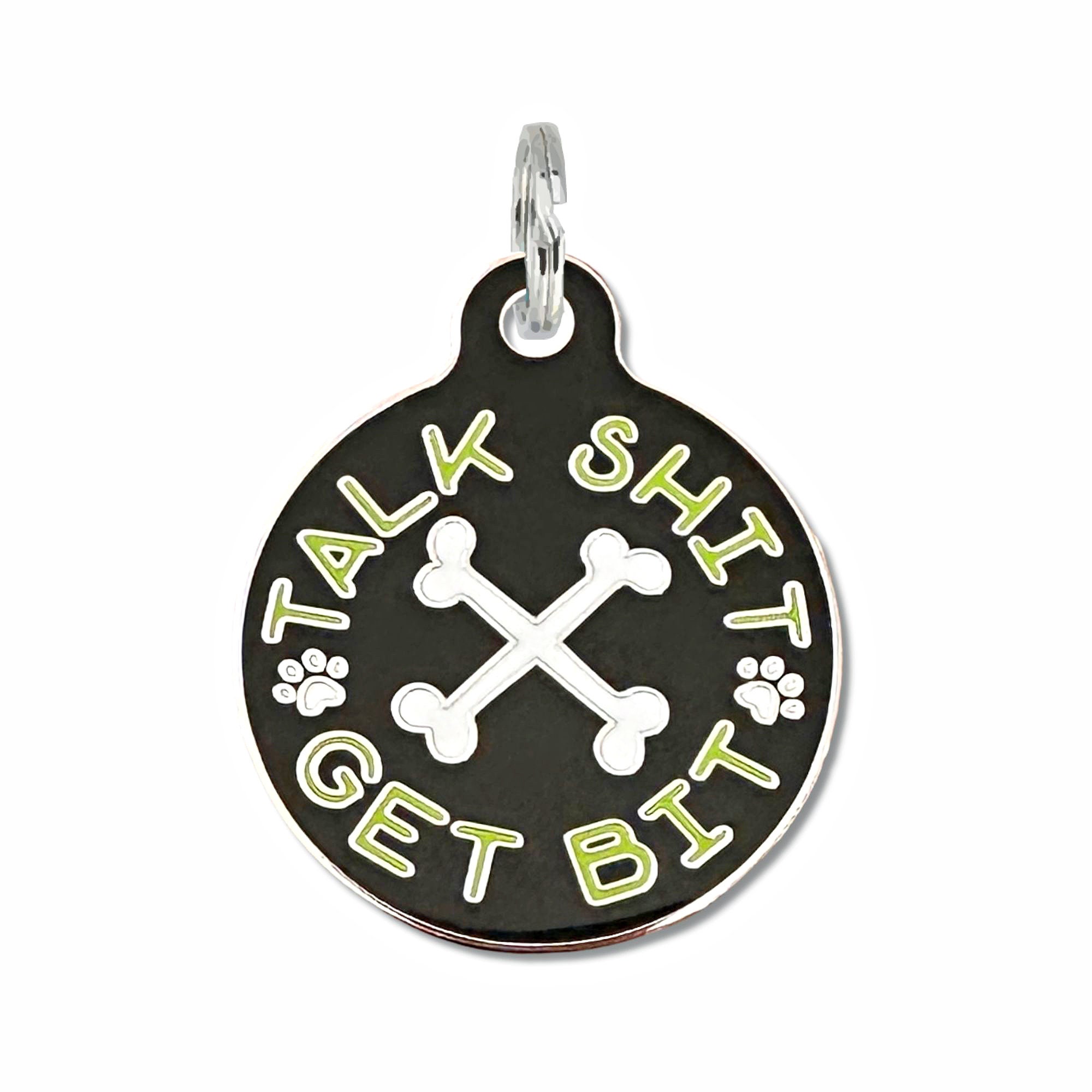 Funny Bad Dog Tag for Dogs i'm Here to Fuck Shit Up Personalized Double  Sided Silent Pet Collar Name Tags for Dogs -  Israel