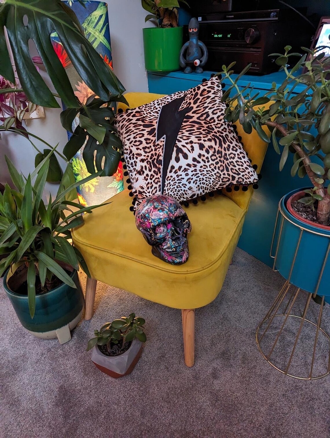 Black, Silver Heavy Rock Ac/dc/kiss Bowie, Ziggy. Leopard Print ...